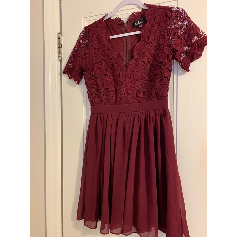 Lulu’s Angel in Disguise Lace Skater Dress